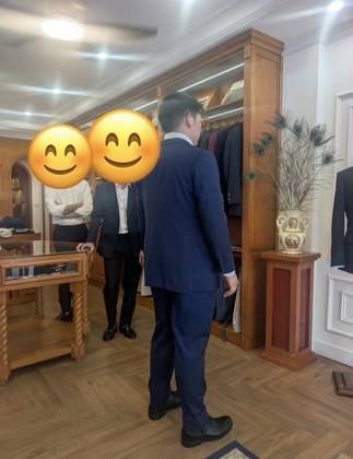 Clothes made at Nhựt Tailor Tràng Tiền, photo by a customer (Ahma Rafael)