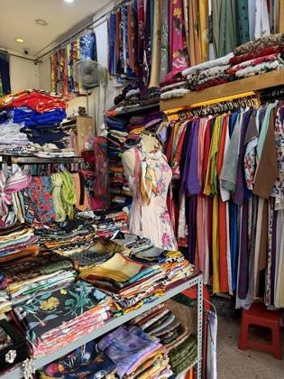 Clothes made at Nice Silk Tailor, photo by a customer (Yasani Tetzner)