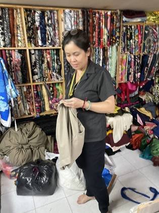 Clothes made at Nice Silk Tailor, photo by a customer (Joanna Z)