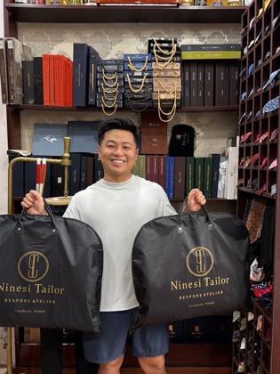 Clothes made at Ninesi (Ninesi Tailor) quận 1, photo by a customer (Hiep Tran)