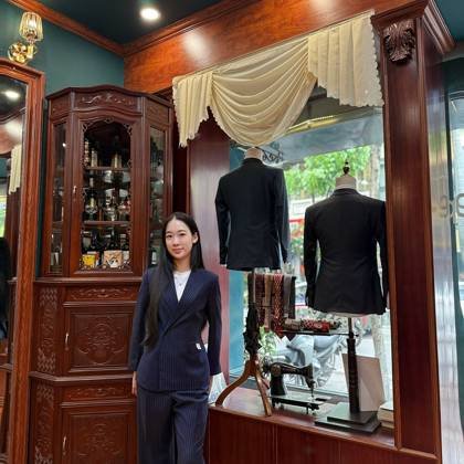 Clothes made at North Tailor, photo by a customer (Mai Lu)
