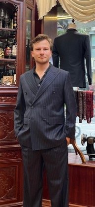 Clothes made at North Tailor, photo by a customer (Yves Verbeeck)