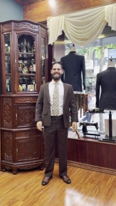 Clothes made at North Tailor, photo by a customer (sabahattin Kabagan)