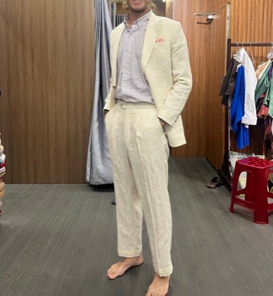 Clothes made at Ny Central Tailor, photo by a customer (josh davey)