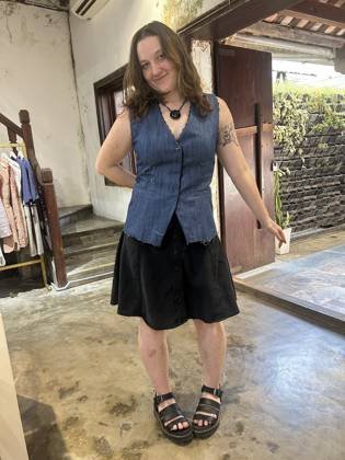 Clothes made at OCHE Boutique, photo by a customer (Zoe Gow)