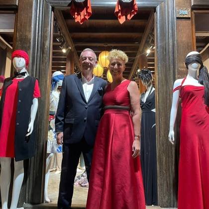 Clothes made at OCHE Boutique, photo by a customer (Sarah R)