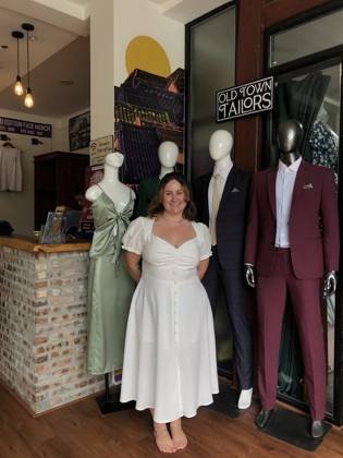 Clothes made at Old Town Tailors, photo by a customer (Peta Smith)