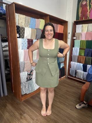 Clothes made at Old Town Tailors, photo by a customer (Kelsey Winterbottom)
