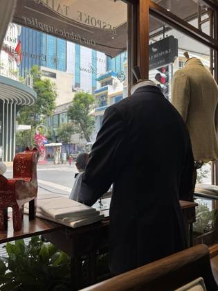 Clothes made at Oriole Bespoke, photo by a customer (Quoc Nguyen)