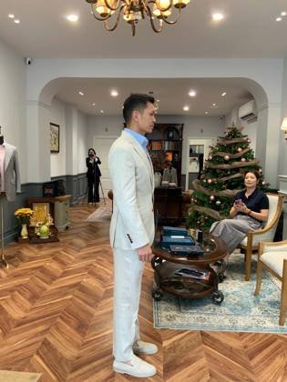 Clothes made at Peak Saigon, photo by a customer (Tom Yuan)