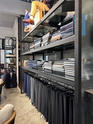 Clothes made at Phan's Custom Tailor, photo by a customer (Joshua Ho)