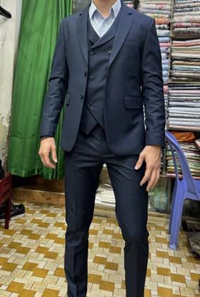 Clothes made at Phuoc Tailor, photo by a customer (Cedric M)