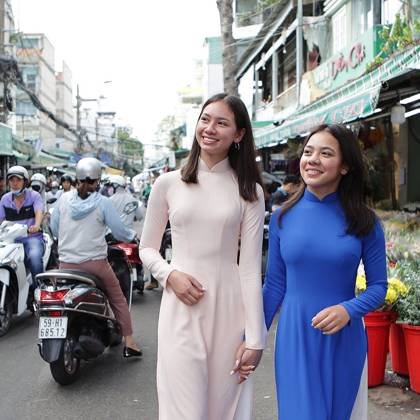 Clothes made at Phương Giang Tailor, photo by a customer (TM)
