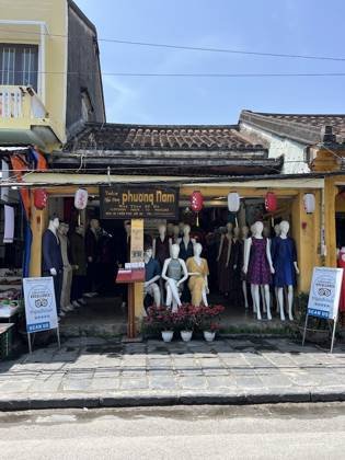 Clothes made at Phuong Nam Tailor Hoi An, photo by a customer (Issy Boggust)