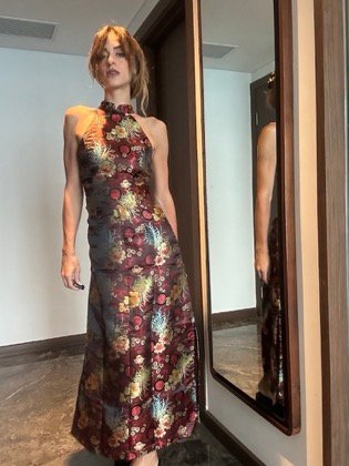 Clothes made at Pink Lotus Tailor, photo by a customer (Domniki Ntogramatzidou)
