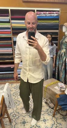 Clothes made at Prime Tailor Hoi An, photo by a customer (Nikita Ekshiyan)