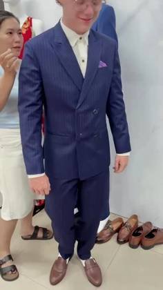 Clothes made at Queen's Tailor, photo by a customer (Luca M)