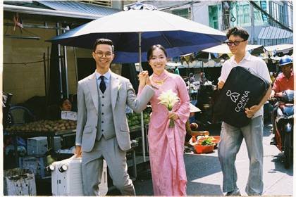 Clothes made at Quoc Toan Bespoke, photo by a customer (Phuongdong Ho)