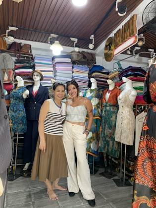 Clothes made at Red Apple Tailor, photo by a customer (SJ Cox)