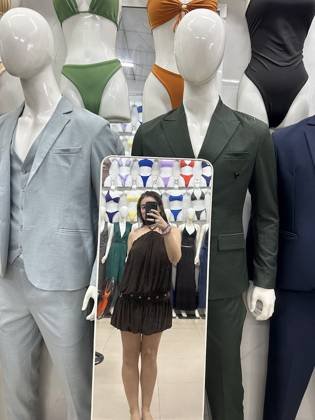 Clothes made at Rô Rô Tailor, photo by a customer (Mila Szellos)