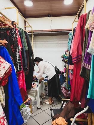 Clothes made at Royal Silk Shop, photo by a customer (Nicolette Tan)