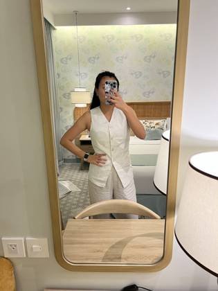 Clothes made at Royal Silk Shop, photo by a customer (Elsie Wang)