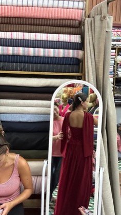 Clothes made at Sam Tailor, photo by a customer (Damaris Lorena)