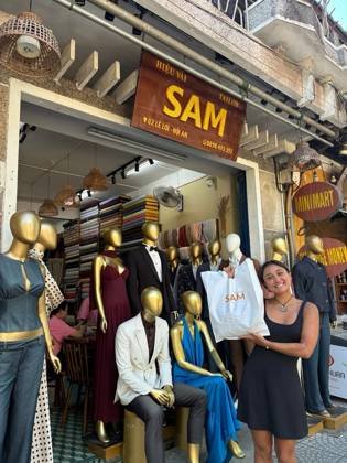 Clothes made at Sam Tailor, photo by a customer (Charley Medway)