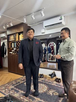 Clothes made at SARTOLAD Tailor, photo by a customer (Phuong Khuu)
