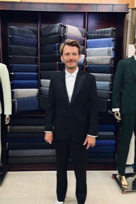 Clothes made at Se Se Tailor, photo by a customer (Kieran Gilfeather)