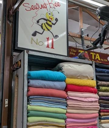 Clothes made at Sewing Bee, photo by a customer (Lorna P)