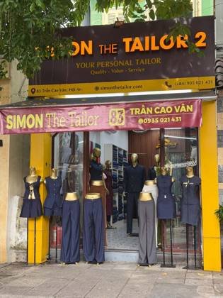 Clothes made at Simon's The Tailor, photo by a customer (Tran Hoan)