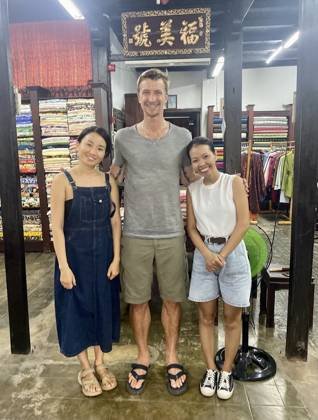 Clothes made at Son Ca Tailors, photo by a customer (Michael Marousek)