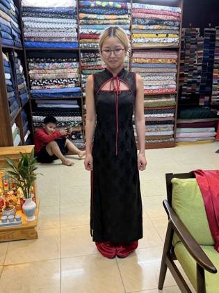 Clothes made at Stitches Hoi An Tailor, photo by a customer (Jenny Ellis)