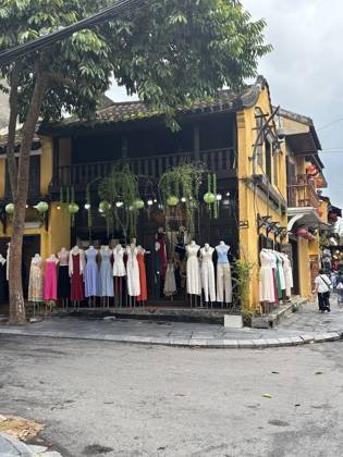 Clothes made at Sunrise Tailor in Hội An, photo by a customer (Janelle Ann Cortez)