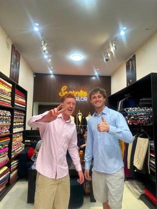 Clothes made at Surprise Tailor Hoi An, photo by a customer (William Chandler)