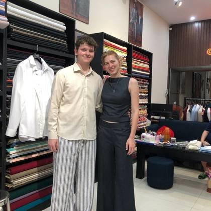 Clothes made at Surprise Tailor Hoi An, photo by a customer (Tilly L)