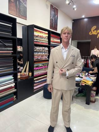 Clothes made at Surprise Tailor Hoi An, photo by a customer (Hayden Hagel)