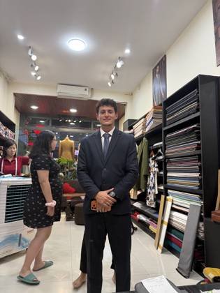 Clothes made at Surprise Tailor Hoi An, photo by a customer (Uri Prag)