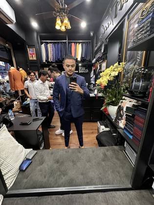 Clothes made at Tài Tailor, photo by a customer (Nam To)