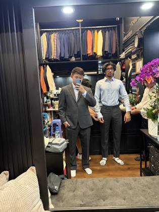 Clothes made at Tài Tailor, photo by a customer (Gabriel Huang)