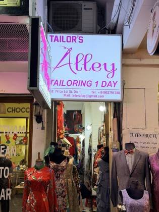 Clothes made at Tailor's Alley Clothing and Tailor, photo by a customer (Zhi Qin Ooi)