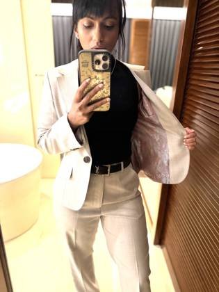 Clothes made at Tailor VAZIO suits, photo by a customer (Nisha Nagappan)