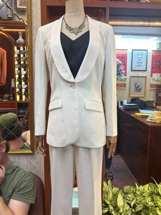 Clothes made at Tailor VAZIO suits, photo by a customer (Imogen Blow)