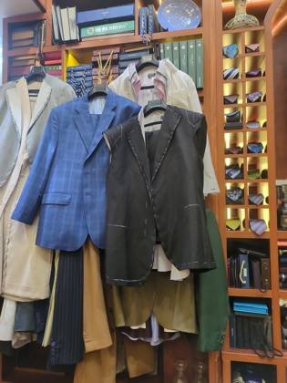 Clothes made at Tailor VAZIO suits, photo by a customer (matt audath)