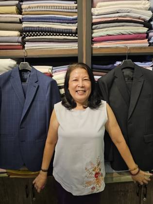 Clothes made at Tâm Silk Tailor, photo by a customer (Andrew Sim)