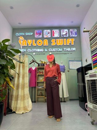 Clothes made at Taylor Swift Tailor Hoi An, photo by a customer (Nina M.S.)
