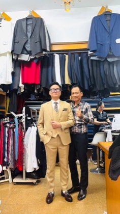 Clothes made at Thaicom, photo by a customer (Riley Luu)