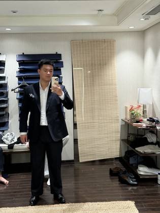 Clothes made at Thaicom Tailoring, photo by a customer (trịnh quân)