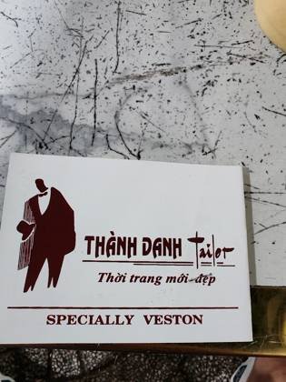 Clothes made at Thành Danh Tailor, photo by a customer (Martin)